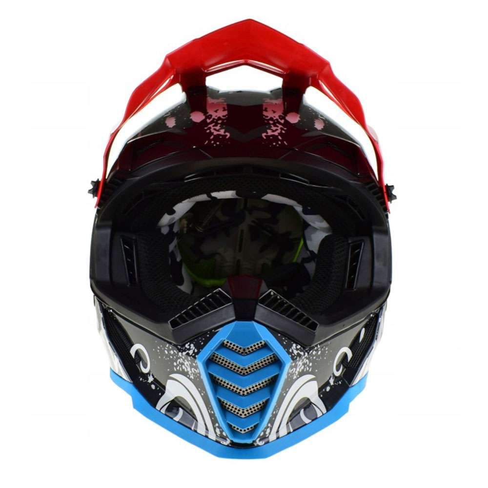 LS2 MX437 FAST II MINI STARMAW, MOTO ĶIVERE, Melna LS2 MX437 FAST II MINI STARMAW, MOTO ĶIVERE, Melna - Image 6