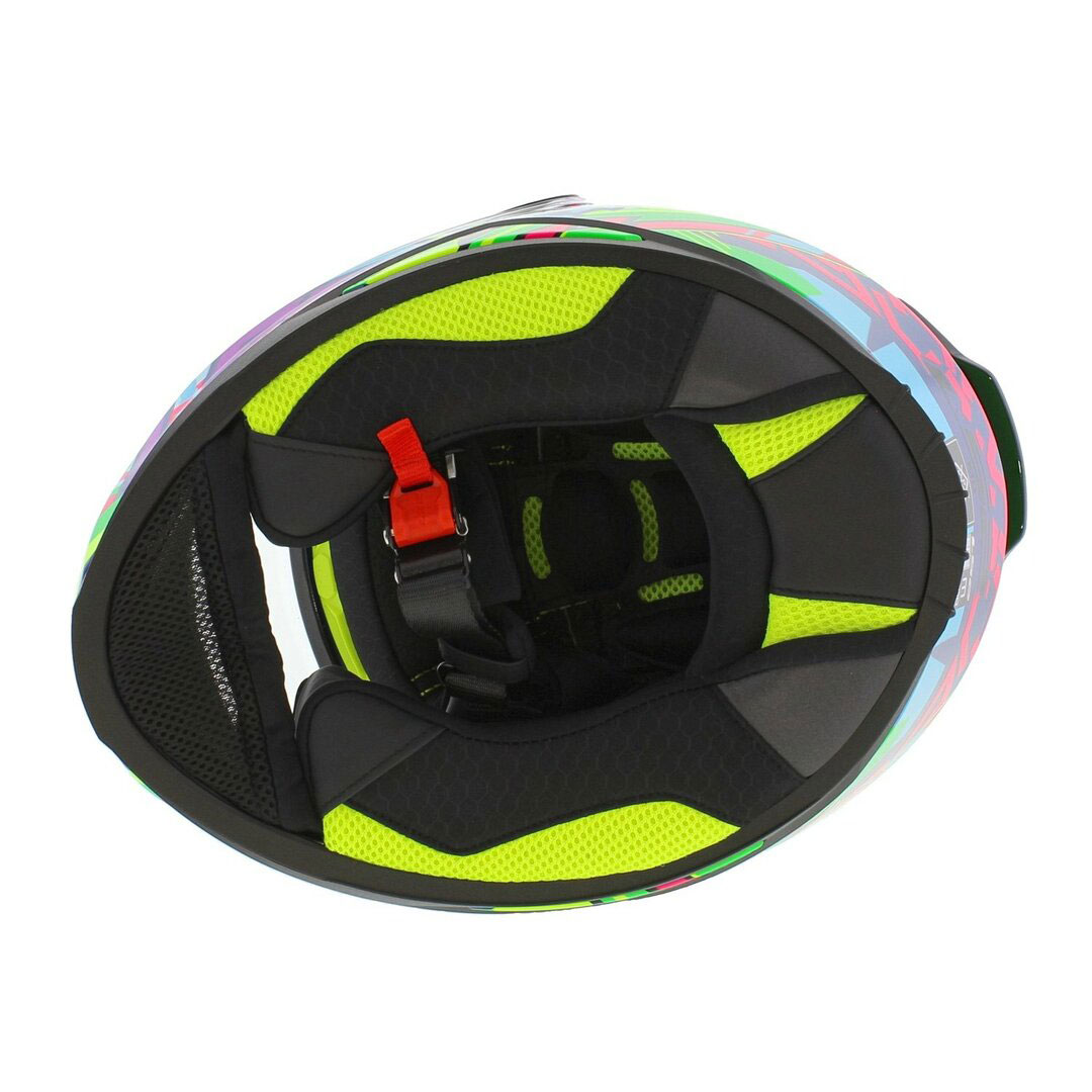 LS2 FF812 KID SVENT, MOTO ĶIVERE, zili zaļa LS2 FF812 KID SVENT, MOTO ĶIVERE, zili zaļa - Image 5