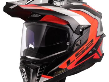 LS2 MX701 C EXPLORER FRONTIER II, MOTO ĶIVERE, sarkana