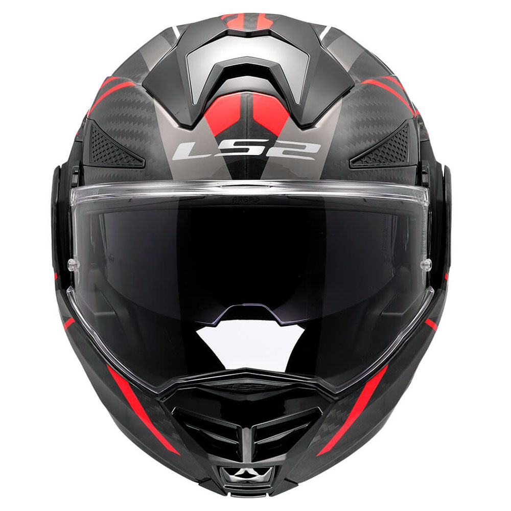 LS2 FF901 ADVANT X CARBON FUTURE II, MOTO ĶIVERE, sarkana LS2 FF901 ADVANT X CARBON FUTURE II, MOTO ĶIVERE, sarkana - Image 4