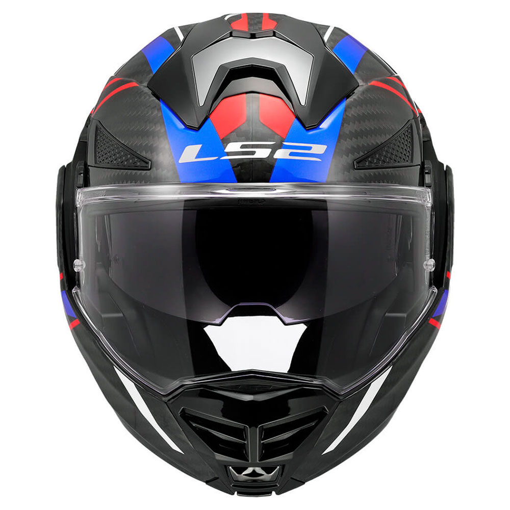 LS2 FF901 ADVANT X CARBON FUTURE II, MOTO ĶIVERE, balta, zila LS2 FF901 ADVANT X CARBON FUTURE II, MOTO ĶIVERE, balta, zila - Image 12