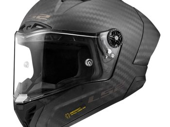 LS2 FF805 THUNDER GP PRO FIM CARBON, MOTO ĶIVERE, melna matēta