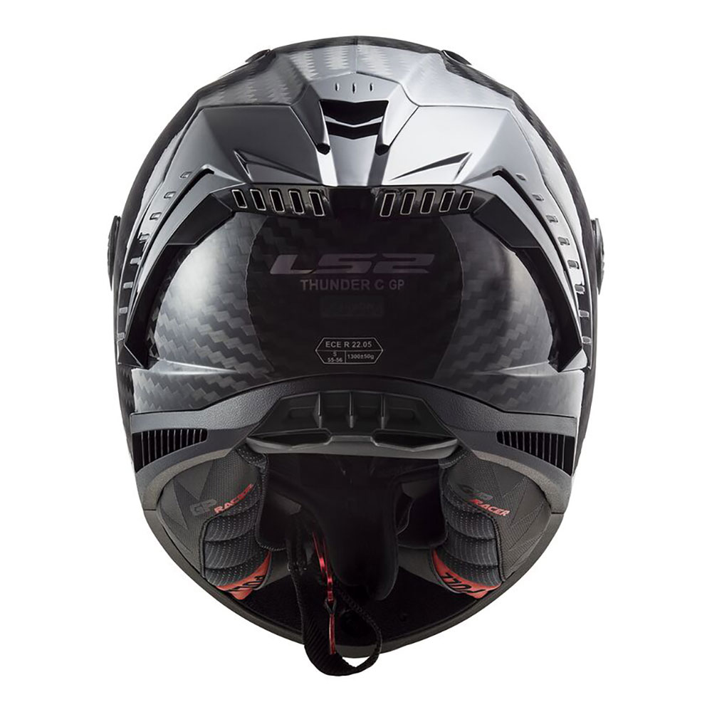 LS2 FF805 THUNDER CARBON SOLID, MOTO ĶIVERE, spīdīga LS2 FF805 THUNDER CARBON SOLID, MOTO ĶIVERE, spīdīga - Image 4