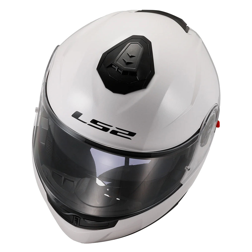 LS2 FF908 STROBE II SOLID, MOTO ĶIVERE, balta spīdīga LS2 FF908 STROBE II SOLID, MOTO ĶIVERE, balta spīdīga - Image 6