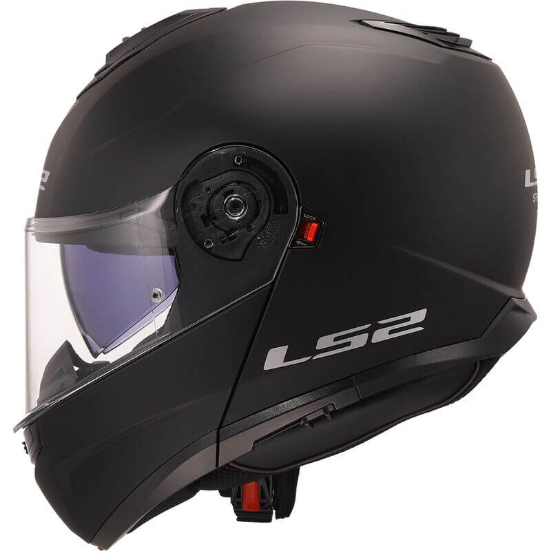 LS2 FF908 STROBE II SOLID, MOTO ĶIVERE, melna matēta LS2 FF908 STROBE II SOLID, MOTO ĶIVERE, melna matēta - Image 5