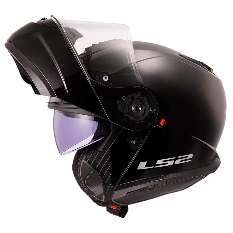 LS2 FF908 STROBE II SOLID, MOTO ĶIVERE, melna matēta LS2 FF908 STROBE II SOLID, MOTO ĶIVERE, melna matēta - Image 6