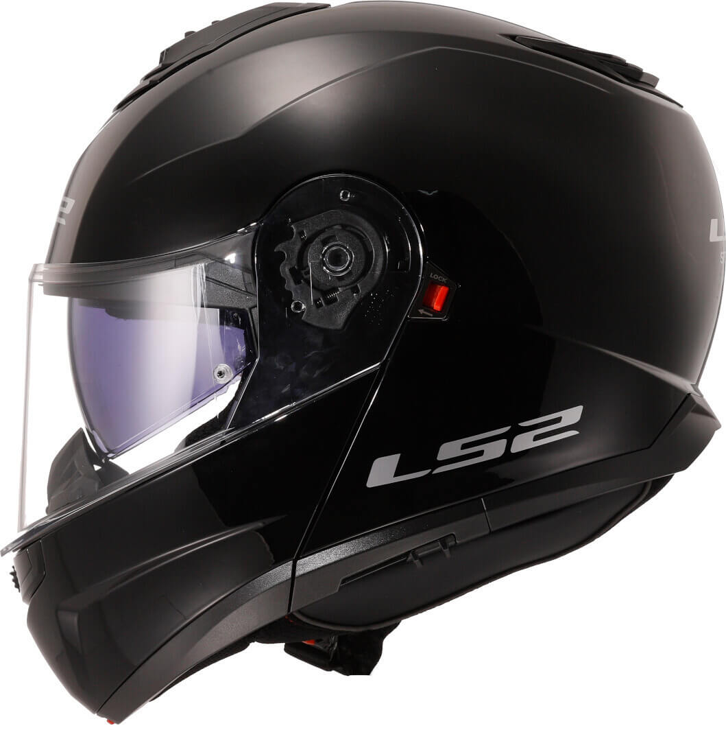 LS2 FF908 STROBE II SOLID, MOTO ĶIVERE, melna spīdīga LS2 FF908 STROBE II SOLID, MOTO ĶIVERE, melna spīdīga - Image 11