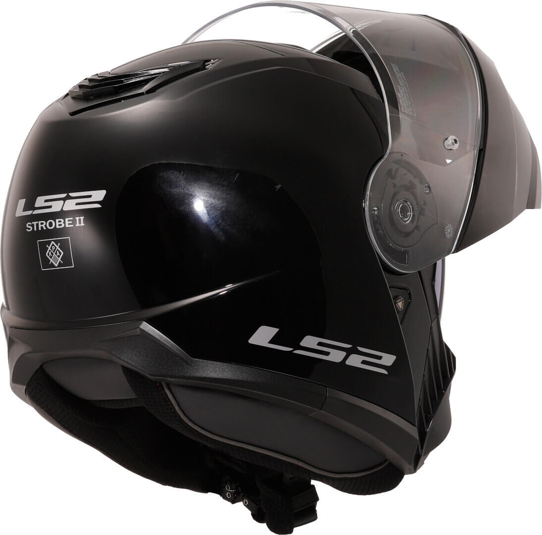 LS2 FF908 STROBE II SOLID, MOTO ĶIVERE, melna matēta LS2 FF908 STROBE II SOLID, MOTO ĶIVERE, melna matēta - Image 11