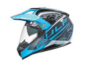 Moto ķivere ENDURO WULFSPORT OPTIMA zila