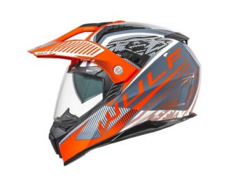 Moto ķivere ENDURO WULFSPORT OPTIMA oranža