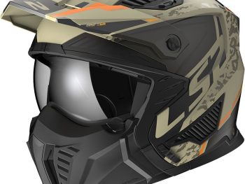 LS2 OF606 DRIFTER DEVOR, MOTO ĶIVERE, matēta smilšu krāsa
