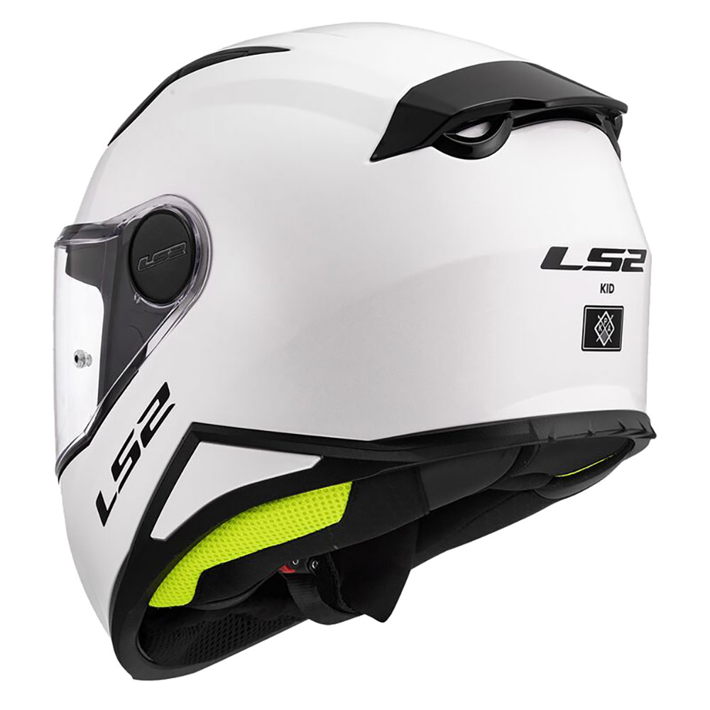 LS2 FF812 KID SOLID, MOTO ĶIVERE, spīdīgi balta LS2 FF812 KID SOLID, MOTO ĶIVERE, spīdīgi balta - Image 3