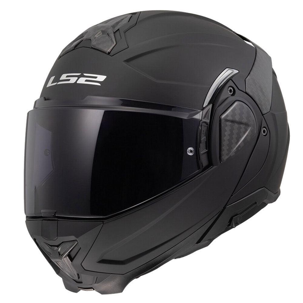 LS2 FF910 ADVANT II SOLID, MOTO ĶIVERE, melna matēta LS2 FF910 ADVANT II SOLID, MOTO ĶIVERE, melna matēta