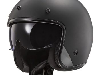 LS2 OF601 BOB II SOLID, MOTO ĶIVERE, matēti melna