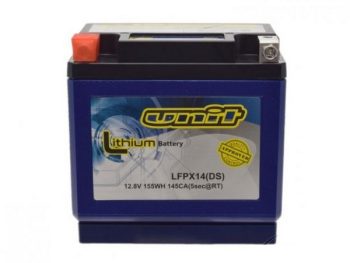 Akumulators moto litija 12V 144A , WTX14-BS (YTX14-BS) 150x85x147mm