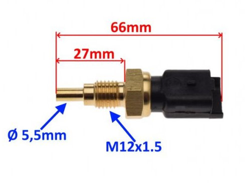 Temperatūras devējs M12x1.5 4 PIN Aprilia, Piaggio, Vespa Temperatūras devējs M12x1.5 4 PIN Aprilia, Piaggio, Vespa - Image 2