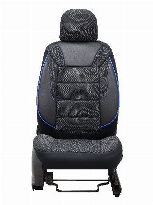 CLASSICO SĒDEKĻU PĀRKLĀJI MELNI/ZILI DIEGI CLASSICO SĒDEKĻU PĀRKLĀJI MELNI/ZILI DIEGI - Image 2
