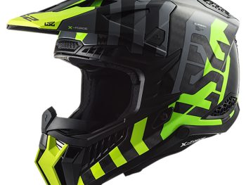LS2 MX703 C X-FORCE BARRIER, MOTO ĶIVERE, dzeltenzaļa