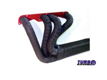Izputēju termiskā lente 50mm x 1mm x 10m melna līdz 800c