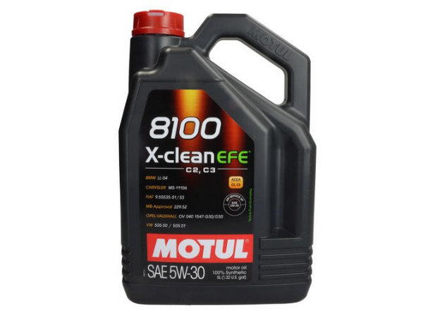 Motoreļļa 5W30 MOTUL 8100 X-CLEAN EFE 5L Motoreļļa 5W30 MOTUL 8100 X-CLEAN EFE 5L