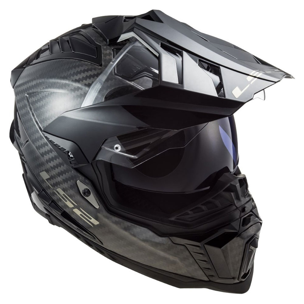 LS2 MX701 C EXPLORER SOLID, MOTO ĶIVERE, Carbon spīdīga LS2 MX701 C EXPLORER SOLID, MOTO ĶIVERE, Carbon spīdīga - Image 4