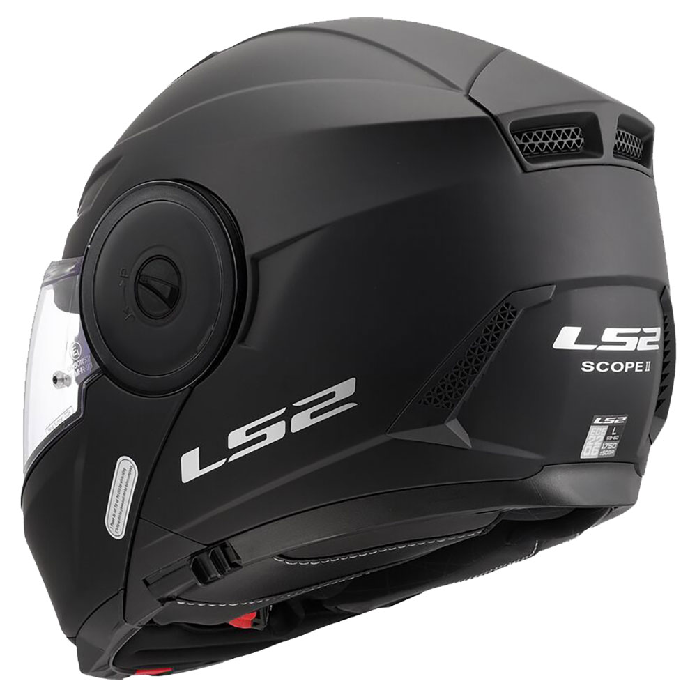 LS2 FF902 SCOPE II SOLID, MOTO ĶIVERE, melna matēta LS2 FF902 SCOPE II SOLID, MOTO ĶIVERE, melna matēta - Image 5