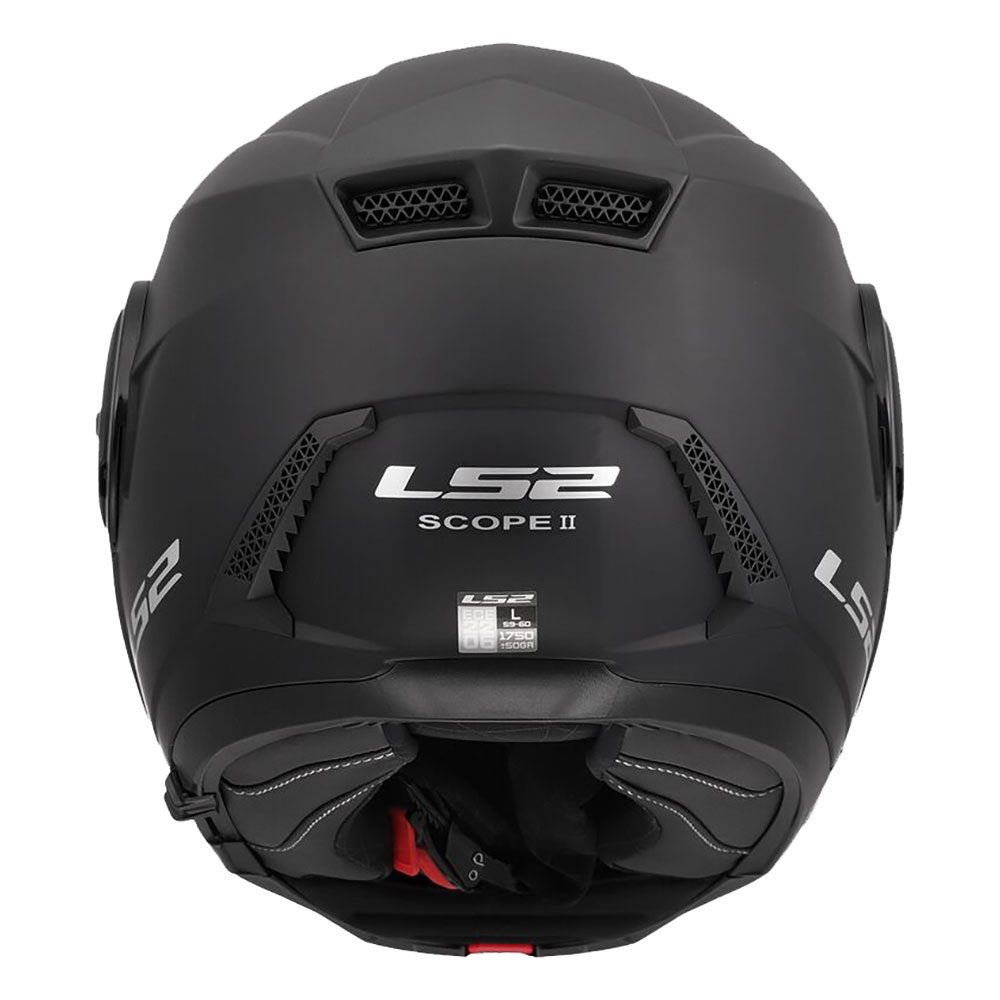 LS2 FF902 SCOPE II SOLID, MOTO ĶIVERE, melna matēta LS2 FF902 SCOPE II SOLID, MOTO ĶIVERE, melna matēta - Image 6