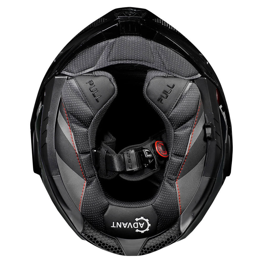 LS2 FF901 ADVANT X SOLID CARBON, MOTO ĶIVERE, melna spīdīga LS2 FF901 ADVANT X SOLID CARBON, MOTO ĶIVERE, melna spīdīga - Image 2