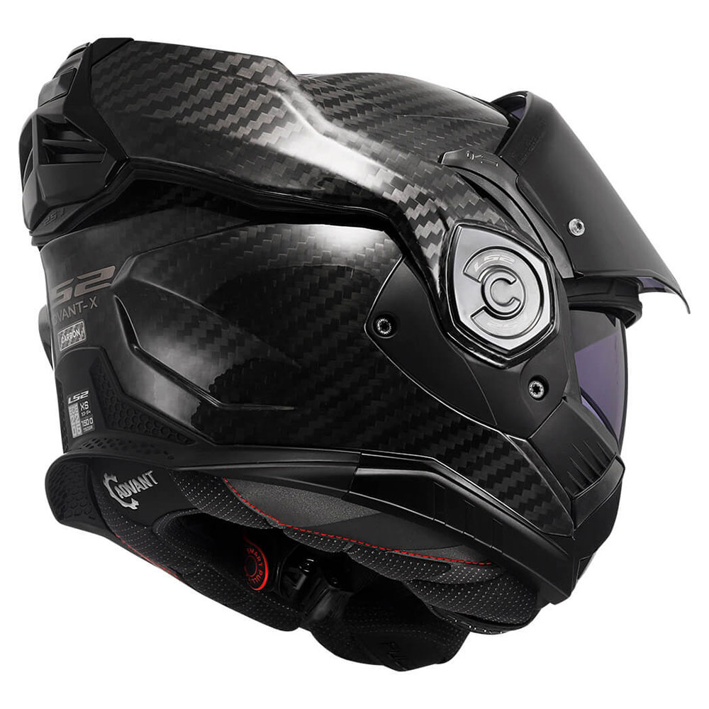 LS2 FF901 ADVANT X SOLID CARBON, MOTO ĶIVERE, melna spīdīga LS2 FF901 ADVANT X SOLID CARBON, MOTO ĶIVERE, melna spīdīga - Image 6