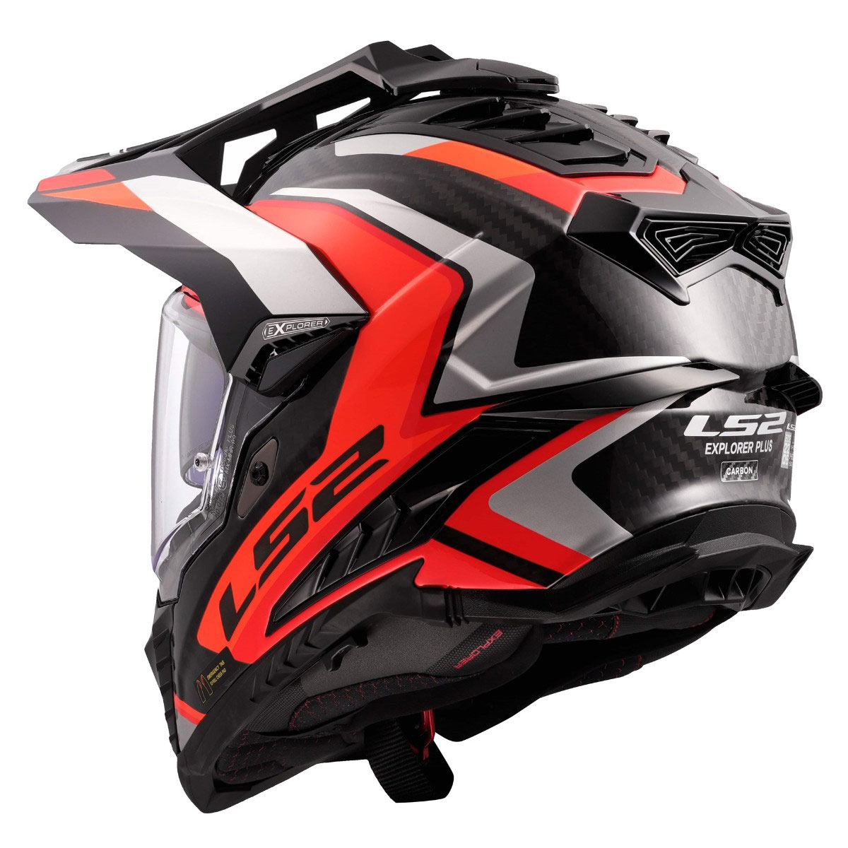 LS2 MX701 C EXPLORER FRONTIER II, MOTO ĶIVERE, sarkana LS2 MX701 C EXPLORER FRONTIER II, MOTO ĶIVERE, sarkana - Image 3