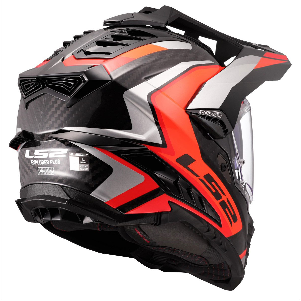 LS2 MX701 C EXPLORER FRONTIER II, MOTO ĶIVERE, sarkana LS2 MX701 C EXPLORER FRONTIER II, MOTO ĶIVERE, sarkana - Image 7
