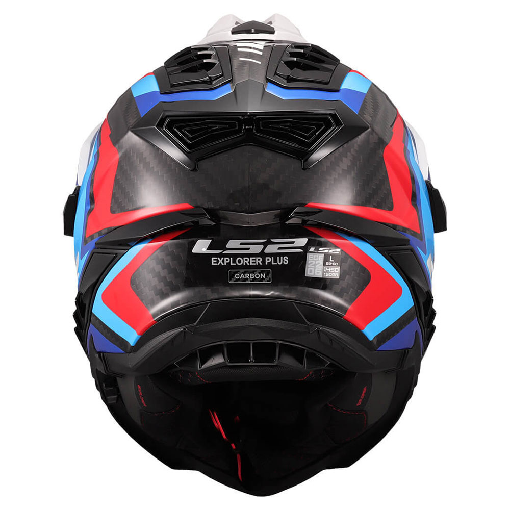LS2 MX701 C EXPLORER FRONTIER II, MOTO ĶIVERE, balta, zila LS2 MX701 C EXPLORER FRONTIER II, MOTO ĶIVERE, balta, zila - Image 8