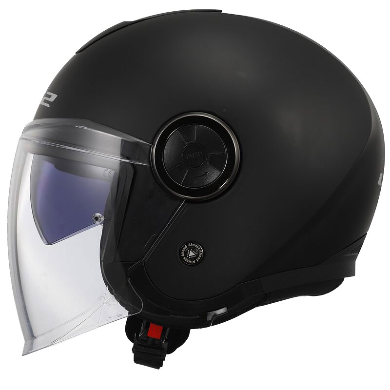 LS2 OF620 CLASSY SOLID, MOTO ĶIVERE, matēti melna LS2 OF620 CLASSY SOLID, MOTO ĶIVERE, matēti melna - Image 2