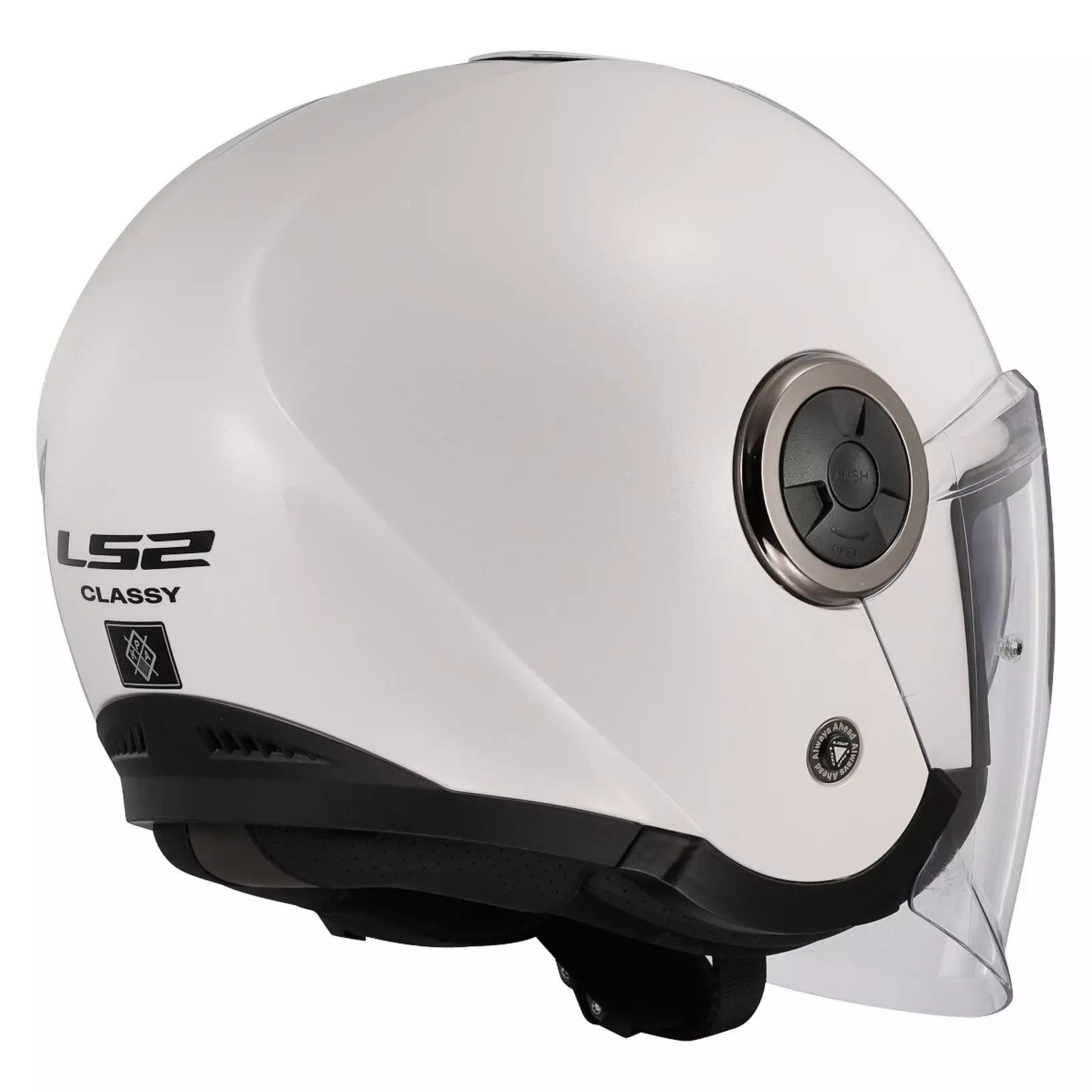LS2 OF620 CLASSY SOLID, MOTO ĶIVERE, balta LS2 OF620 CLASSY SOLID, MOTO ĶIVERE, balta - Image 4