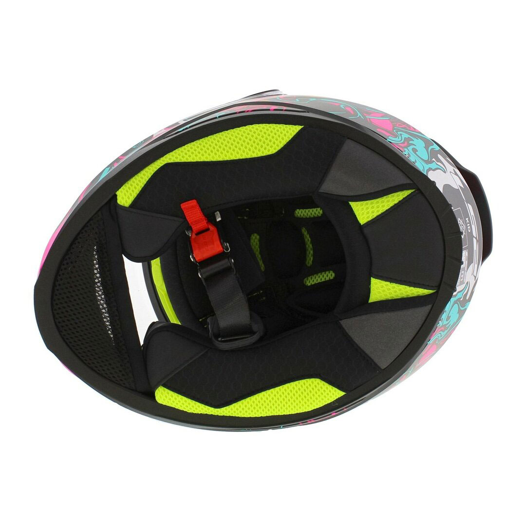 LS2 FF812 KID CYBERG, MOTO ĶIVERE, matēti violeta ciāna LS2 FF812 KID CYBERG, MOTO ĶIVERE, matēti violeta ciāna - Image 5