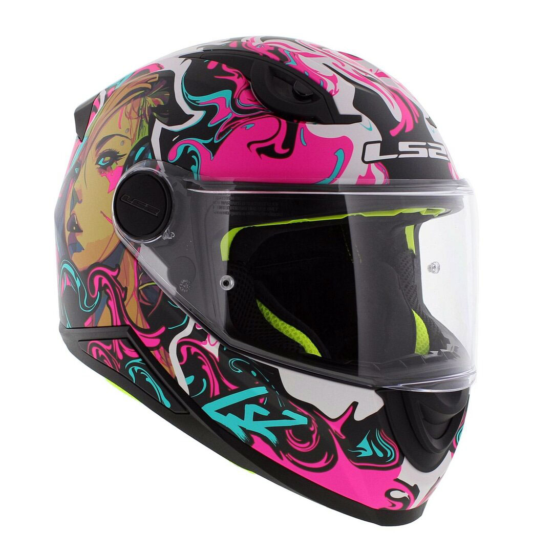 LS2 FF812 KID CYBERG, MOTO ĶIVERE, matēti violeta ciāna LS2 FF812 KID CYBERG, MOTO ĶIVERE, matēti violeta ciāna - Image 3