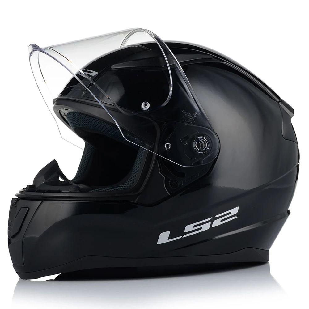 LS2 FF353 RAPID II SOLID, MOTO ĶIVERE, melna spīdīga LS2 FF353 RAPID II SOLID, MOTO ĶIVERE, melna spīdīga - Image 3