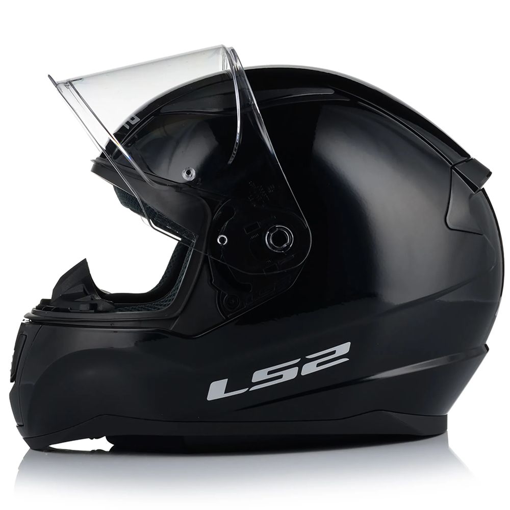 LS2 FF353 RAPID II SOLID, MOTO ĶIVERE, melna spīdīga LS2 FF353 RAPID II SOLID, MOTO ĶIVERE, melna spīdīga - Image 4