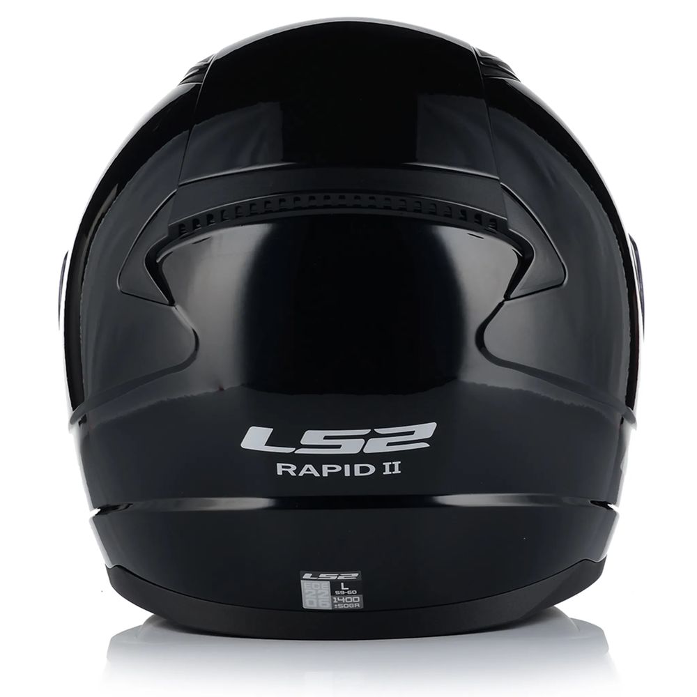 LS2 FF353 RAPID II SOLID, MOTO ĶIVERE, melna spīdīga LS2 FF353 RAPID II SOLID, MOTO ĶIVERE, melna spīdīga - Image 7