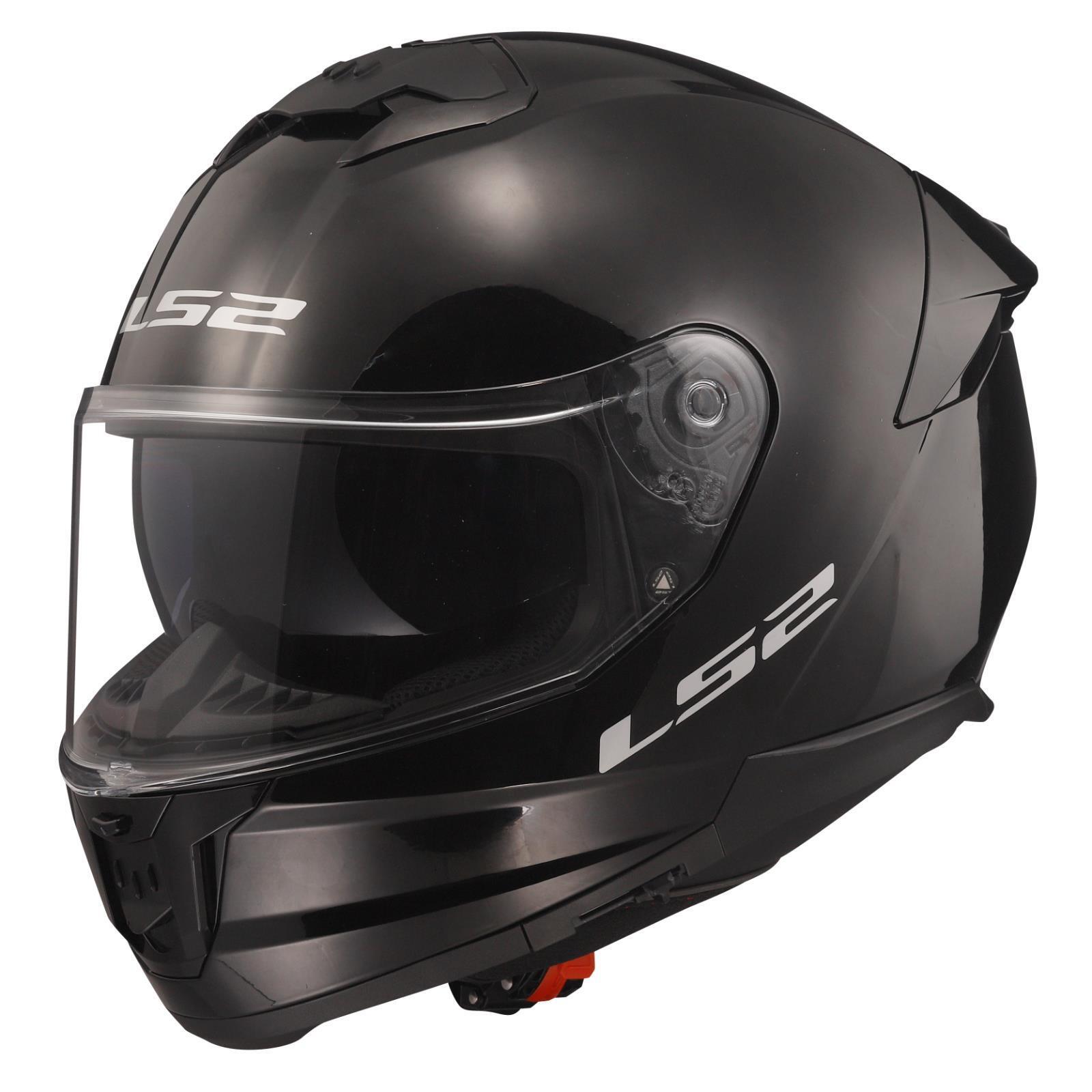 LS2 FF808 STREAM II SOLID, MOTO ĶIVERE, melna spīdīga LS2 FF808 STREAM II SOLID, MOTO ĶIVERE, melna spīdīga
