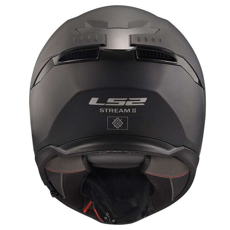 LS2 FF808 STREAM II SOLID, MOTO ĶIVERE, melna spīdīga LS2 FF808 STREAM II SOLID, MOTO ĶIVERE, melna spīdīga - Image 2