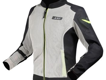 LS2 Airy Evo Lady sieviešu jaka - melna, pelēka, dzeltena