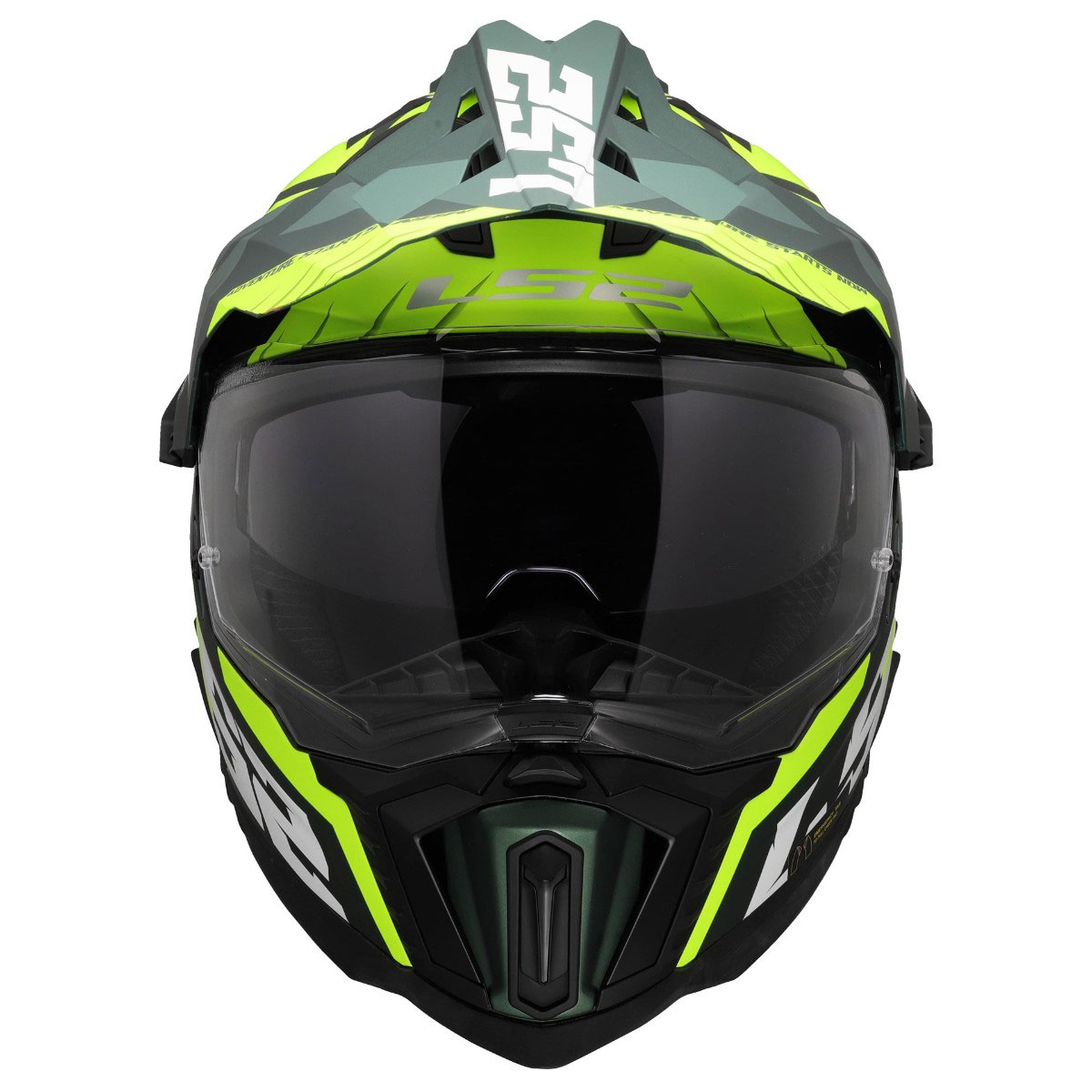 LS2 MX701 EXPLORER SPIRE, MOTO ĶIVERE, matēti zaļa dzeltena LS2 MX701 EXPLORER SPIRE, MOTO ĶIVERE, matēti zaļa dzeltena - Image 3