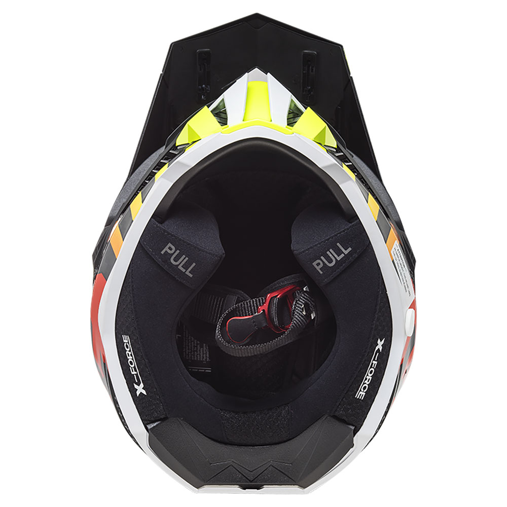 LS2 MX703 C X-FORCE BARRIER, MOTO ĶIVERE, dzelteni sarkana LS2 MX703 C X-FORCE BARRIER, MOTO ĶIVERE, dzelteni sarkana - Image 7
