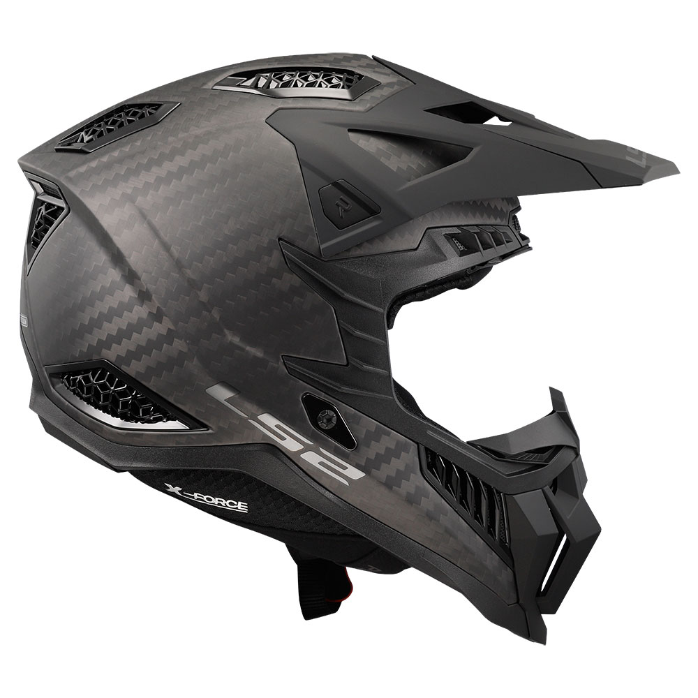 LS2 MX703 C X-FORCE PRO FIM, MOTO ĶIVERE, matēta Carbon LS2 MX703 C X-FORCE PRO FIM, MOTO ĶIVERE, matēta Carbon - Image 5
