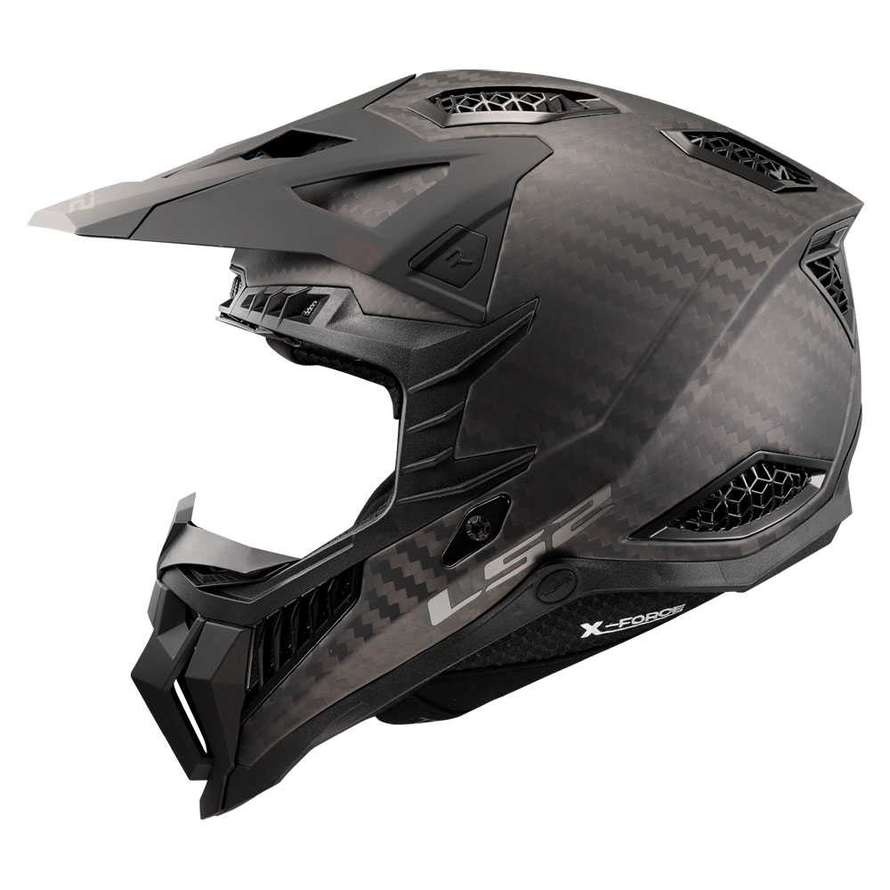 LS2 MX703 C X-FORCE PRO FIM, MOTO ĶIVERE, matēta Carbon LS2 MX703 C X-FORCE PRO FIM, MOTO ĶIVERE, matēta Carbon - Image 8