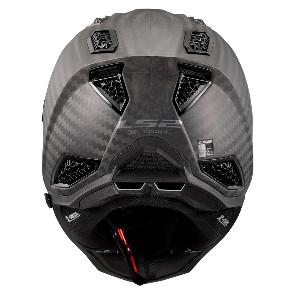LS2 MX703 C X-FORCE PRO FIM, MOTO ĶIVERE, matēta Carbon LS2 MX703 C X-FORCE PRO FIM, MOTO ĶIVERE, matēta Carbon - Image 9