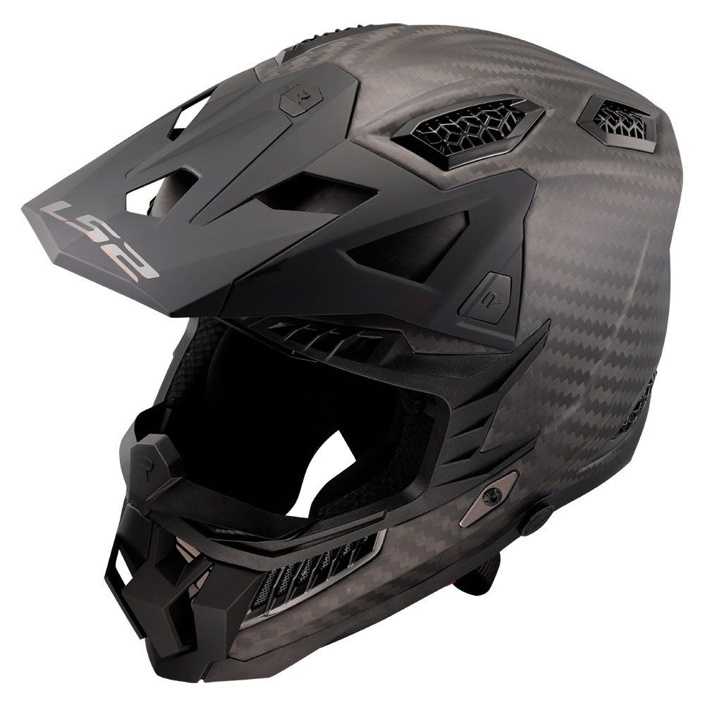 LS2 MX703 C X-FORCE PRO FIM, MOTO ĶIVERE, matēta Carbon LS2 MX703 C X-FORCE PRO FIM, MOTO ĶIVERE, matēta Carbon - Image 7