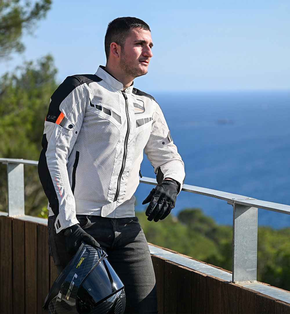 LS2 Garda Air VĪRIEŠU MOTO JAKA - melna, pelēka H-V oranža LS2 Garda Air VĪRIEŠU MOTO JAKA - melna, pelēka H-V oranža - Image 4