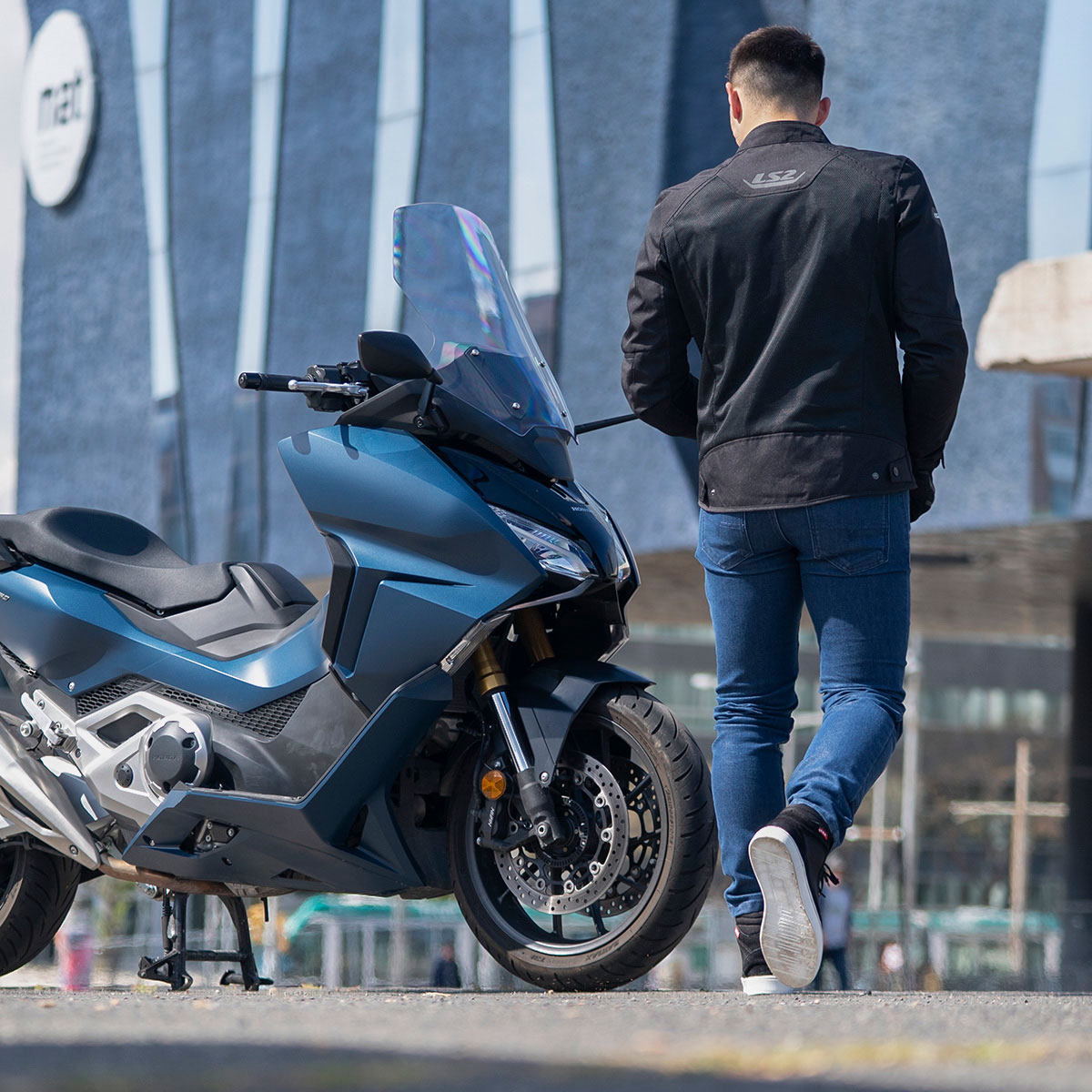 LS2 Stone vīriešu moto džinsi - zilai LS2 Stone vīriešu moto džinsi - zilai - Image 4